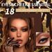 USHAS18 leopard pattern 18 color eye shadow brown disc ES4339_voghion.com