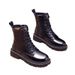Botas de invierno para mujer, modelo Snow 2025, nuevo estilo, forradas con forro polar, gruesas, hasta media pantorrilla, impermeables, antideslizantes, con detalles de piel y lana._voghion.com