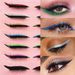CMAYOME 2-Pairs Colorful False Eyelashes - Bold Voluminous Wispy Lashes For Halloween/Cosplay/Party, Glamorous Dramatic Eye Makeup_voghion.com