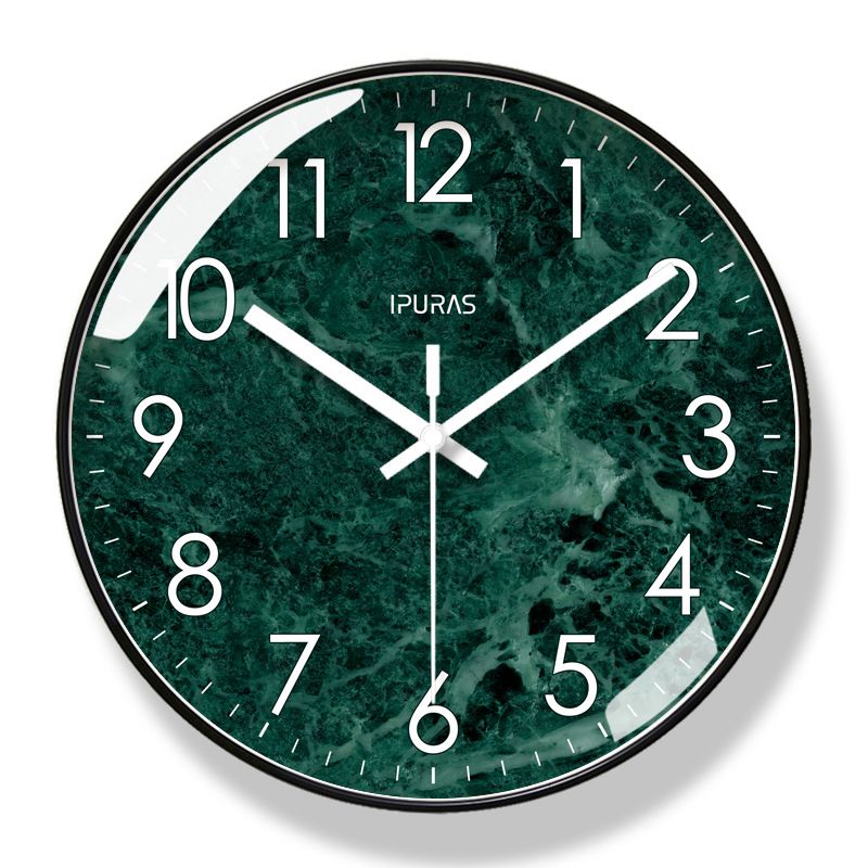 Yipula 6853 Light Luxury Living Room Wall Bedroom Modern Creative Silent Quartz Clock_voghion.com