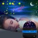 LED Water Pattern Starry Sky Projector Star Moon Lamp Bedroom Night Rotating Galaxy Light For Kid Christmas Gifts_voghion.com