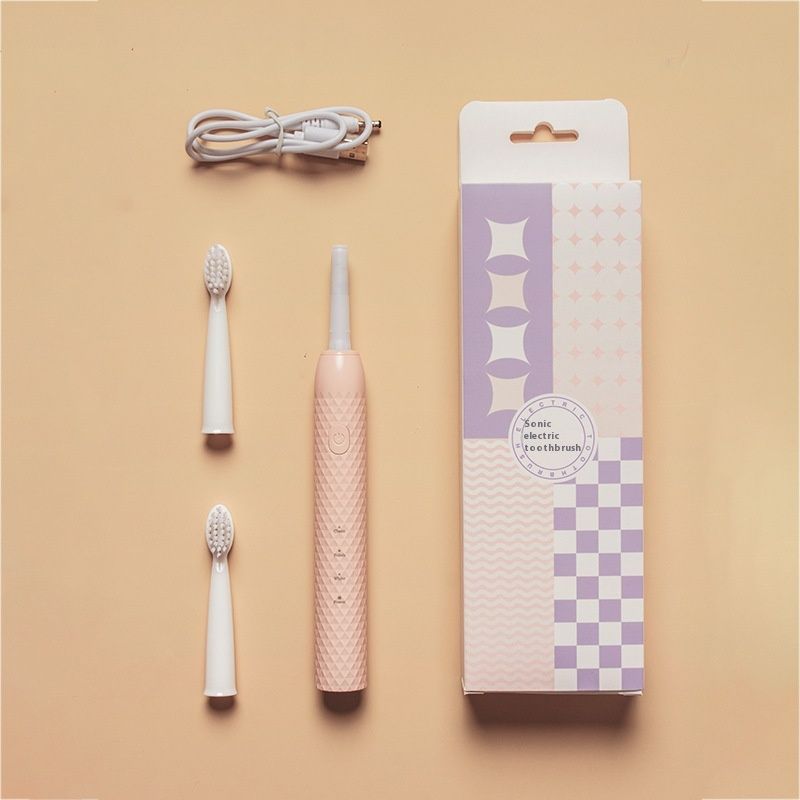 Student Party Beginner Electric Toothbrush USB Charging High quality Soft Hair Replacement Brush Head Waterproof_voghion.com