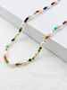 Collana di perline di pietra colorata_voghion.com