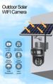 Solar Security Camera 4G/WiFi Dual Lens, 6MP HD Night Vision, IP66 Waterproof, Remote Monitoring, Solar Powered For Outdoor Home Surveillance_voghion.com