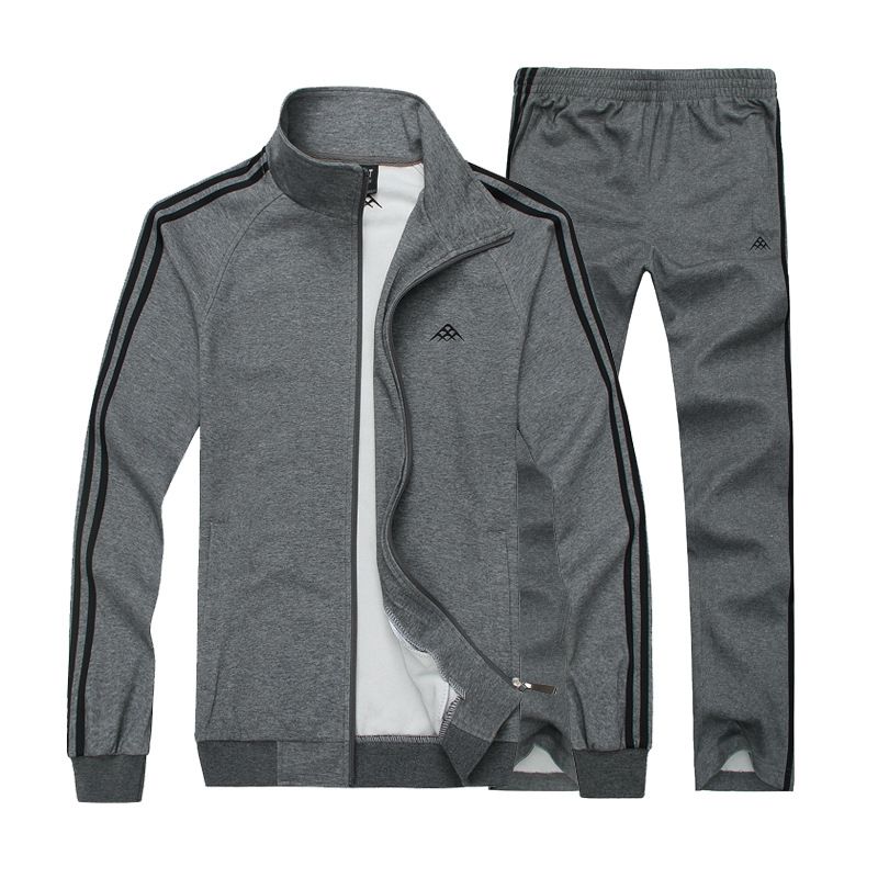 9519 Spring Thin Sportswear Plus Extra großes Sport-Herren-Set, zweiteilig, L-8XL_voghion.com