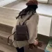 Same Style Compact Brown Backpack For Women Autumn Winter New Ins Simple Versatile Shoulder Bag_voghion.com