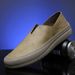 Cowhide hollowed out lazy driving shoes, seasonal casual perforated shoes_voghion.com