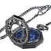 New creative retro retro clamshell mechanical pocket watch men's and women's Roman numerals hollowed-out creative table gift watch_voghion.com