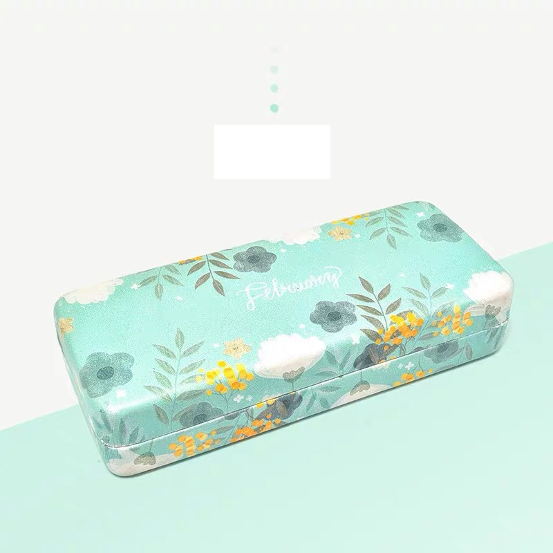 Unisex 3d floral glasses case portable men's and women's anti-pressure simple high appearance level lightweight glasses sunglasses storage case_voghion.com