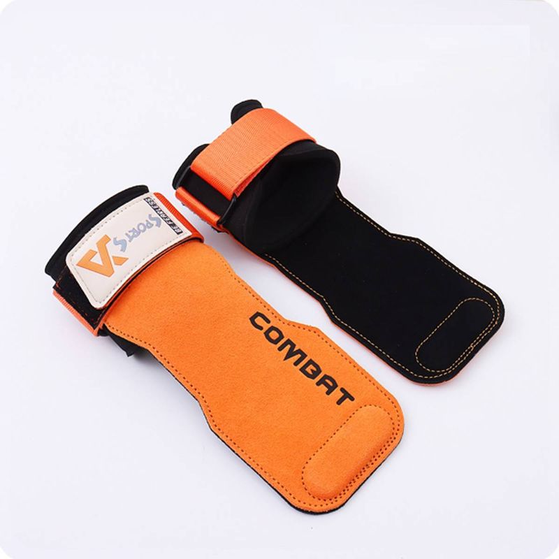 Assisted Belt Deadlift Leather Fitness Glove Pull-up Horizontal Bar Training Back Grip Strength Men And Women Palm Protection Wristband_voghion.com