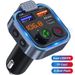 Car Bluetooth5.0 FM Transmitter, Wireless Car Handsfree Radio Mp3 Player Adapter, Car Charger Car Kit Support TF Card U Dish Input XYZ_voghion.com