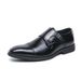 Cross-Border Business Double Buckle Monk Men's Large Size Pointed Formal European And American Office Brogue Leather_voghion.com