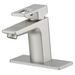 Single-Handle Single-Hole Bathroom Faucet In Spot Resist Brushed Nickel_voghion.com