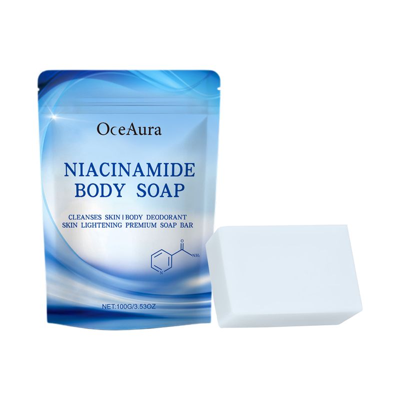 Niacinamide Skin Rejuvenation Soap, Gently Cleansing and Moisturizing Skin Smooth Bath Fragrance Body Soap_voghion.com