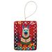 German Shepherd Holiday Christmas Porcelain Ornament Christmas Tree Hanging Decorations For Home Christmas Holiday, Rectangle, Gift, Multicolor_voghion.com