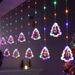 "120-LED Christmas Fairy Lights With Remote Control, USB-Powered Snowflake & Tree Decorations For Indoor Holiday Decor_voghion.com