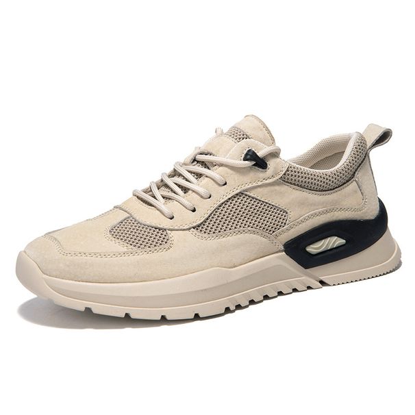 Men's Shoes Mesh Day Thin Single Mesh Casual Sports Lace-up Mesh Shoes_voghion.com