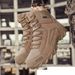 Men's Tactical Combat Boots High Top Military Desert Boots For Outdoor Hiking, Running & Extreme Sports - Sizes 39-47 High Top Delta Field Boots Men_voghion.com