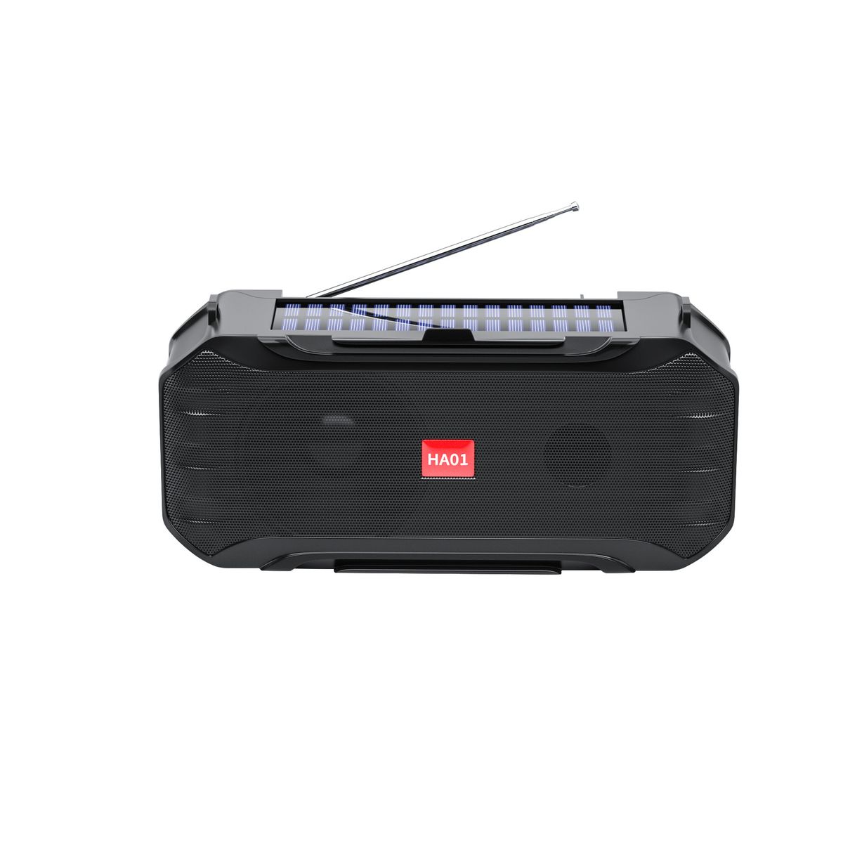 HA01 Kemer Dış Mekan Güneş Enerjili Kablosuz Hoparlör Güneş Şarjlı Bluetooth Hoparlörler FM Radyo El Feneri TF Kart U Disk_voghion.com