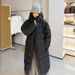 Ultra-Light 95% White Duck Down Long Puffer Coat Women's Knee-Length Oversized Cloud-Loft Winter Jacket_voghion.com
