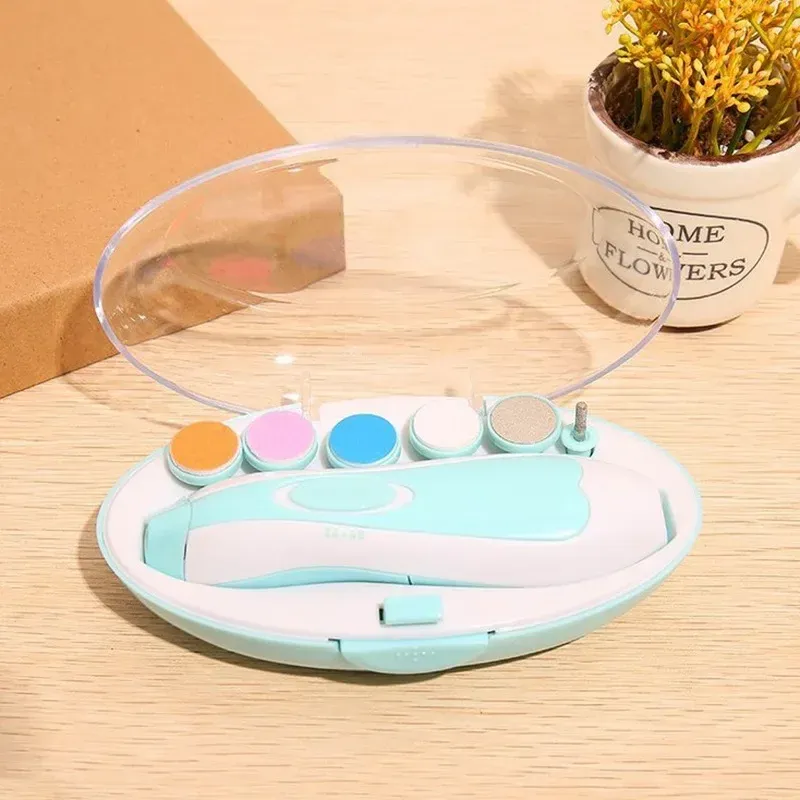 Baby Care Multifunkční elektrický zastřihovač nehtů Dětské nůžky na pilníky na nehty na noze Zastřihovač nehtů na rukou Sada nástrojů pro manikúru_voghion.com
