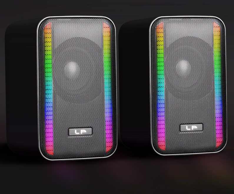 Liangpai LP Computer Bluetooth Desktop Laptop Wired Gaming E-sports Speaker Home Colorful Light Subwoofer_voghion.com