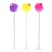 New Suction Cup Teaser With Hard Spring Bell And Ball, Swinging Furry Ball Self-Entertainment Cat Toy_voghion.com