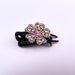 Minimalist Korean Style Rhinestone Hair Claw Clip, 3-Tooth Flower Duckbill Clip, Elegant Updo Hairpin For Versatile Styling_voghion.com