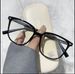 2023 New Men's and Women's Myopia Lens Fashion TR Anti Blue Light Glasses Insert Core Foot Transparent Frame Flat Mirror_voghion.com