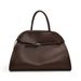 2025 New Women's Black Travel Tote Bag Casual Belted Design Commuter Handbag Large Capacity_voghion.com