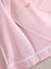 Damenbekleidung Rosa Anzug mit mittleren Ärmeln OL Professioneller Anzug Weibliches Temperament Göttinnenstil Formelle Kleidung High-End-Host-Anzug Arbeitskleidung_voghion.com