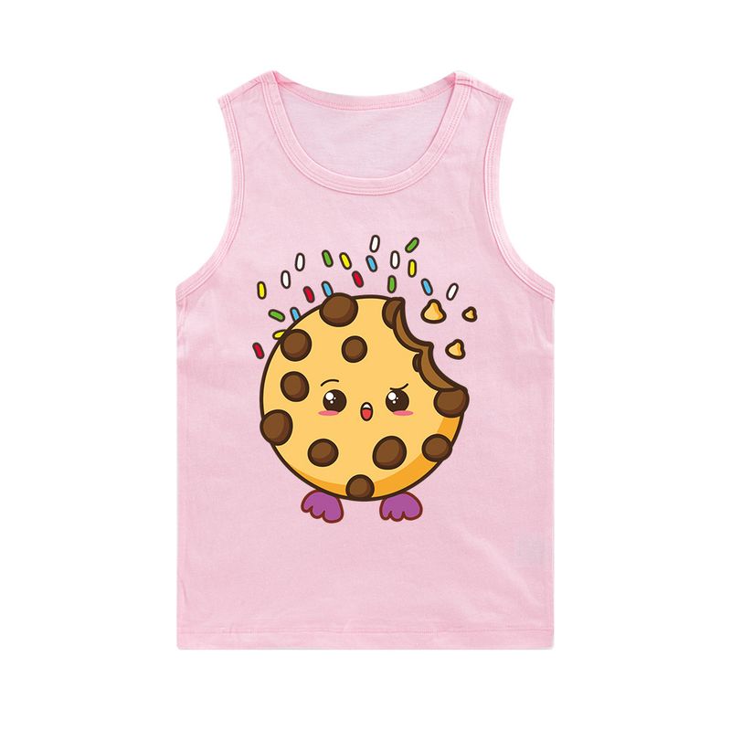 Printed large boys and girls sleeveless vest E792_voghion.com
