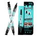 Stylo eye-liner double extrémité noir intense QIANXIU 2 en 1, séchage rapide, imperméable, résistant à la transpiration et aux taches_voghion.com