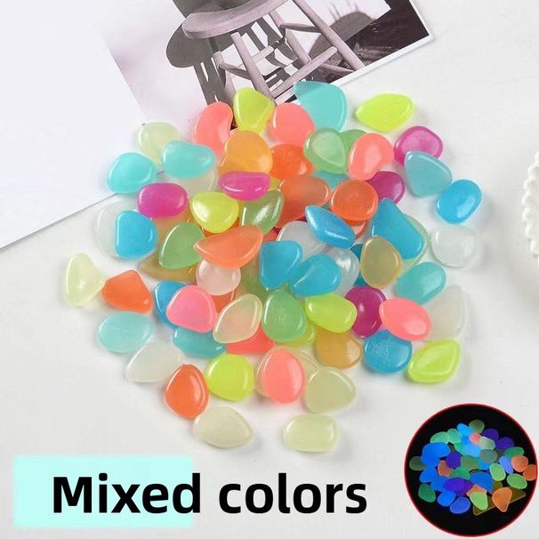 Simulated Colorful Luminous DIY Shaped Glowing Stone Decoration Resin Fluorescent Pebble Accessories Ornament_voghion.com