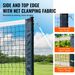 VEVOR Badminton Net Set, Outdoor Backyard Beach Park Badminton Net, Portable Badminton Equipment Set, Adults Kids Badminton Net With Poles, Carrying Bag, 4 Iron Rackets, And 3 Nylon Shuttlecocks_voghion.com