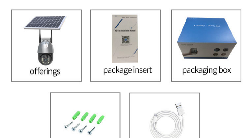 Caméra solaire étanche pour maison intelligente, appareil photo sans besoin de brancher une caméra binoculaire de vision nocturne, surveillance solaire extérieure_voghion.com