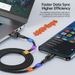 100W 6A Fast Charging Data Cable Type For Huawei Honor OnePlus Realme Xiaomi Samsung USB A To C Phone Cord_voghion.com