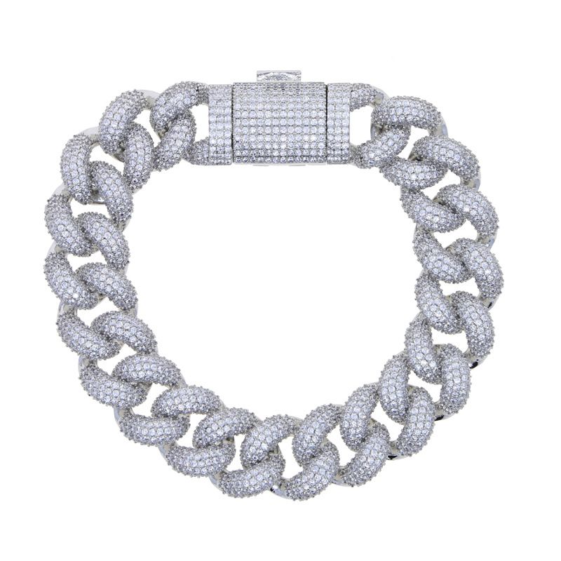 Neu 15MM Bubble Hip Hop Rap mit Diamant besetzter männlicher kubanischer_voghion.com