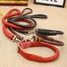 Hondenleren set PU-halsband voor grote honden_voghion.com