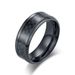 Titanium steel carbon fiber ring men's trendy new hand accessories_voghion.com