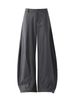 Unisex Retro Wide-Leg Deconstructed Pants – High-End Drapery & Asymmetrical Hem For Work & Casual_voghion.com