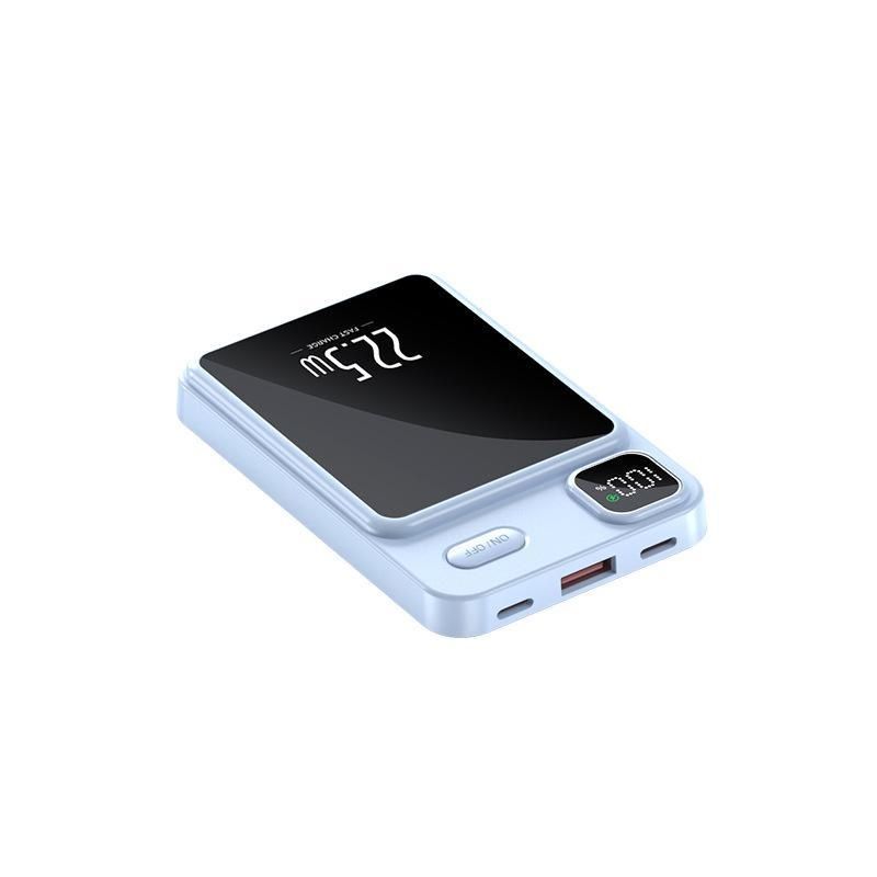 22,5W 10000/20000mAh Powerbank Magnetisch Supersnel Opladen Qi PD20W Draadloze Oplader Powerbank Voor IPhone 14 Samsung_voghion.com