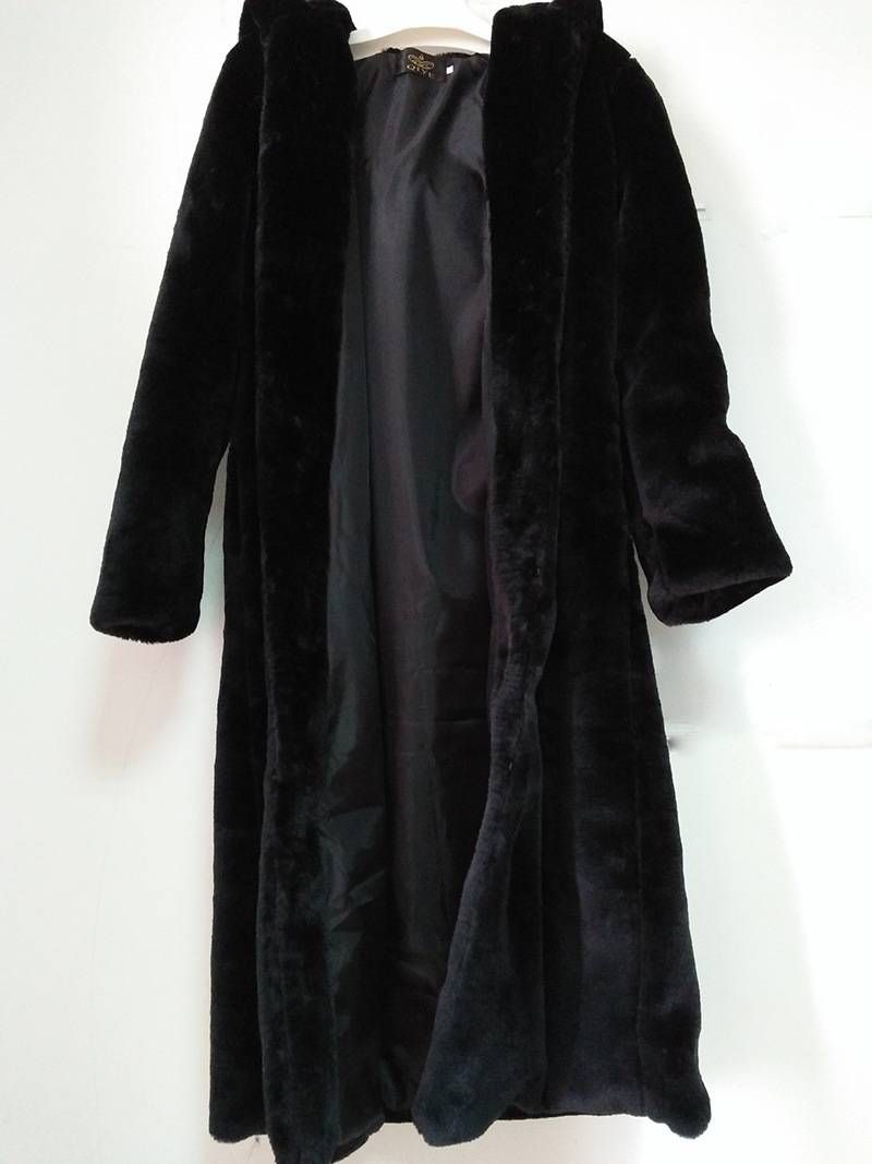 Women's Clothing large size long coat with skirt fur coat_voghion.com
