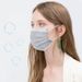 Aktivkohlemaske Einweg, fünflagig, verdickt, grau, industriell, staubdicht, grau, geruchshemmend, einzelne Einzelverpackung_voghion.com