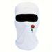 Rose Printed Balaclava Hat Windproof And Sun Resistant Ski Mask Suitable For Outdoor Cycling And Travel_voghion.com