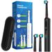 Smart Electric Toothbrush With 2 Brush Heads, Rechargeable Electric Power Toothbrushes - 3 Modes And 2 Min Timer, Compatible With Oral B Brush Head_voghion.com