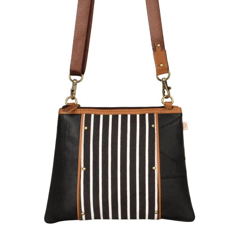 Noa Angled Crossbody Bag - Striped_voghion.com