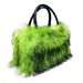 Faux Fur Tote Bag - Vintage Style Large Capacity Handbag With Luxurious Plush Texture, Multi-Pocket Design For Women (Multiple Colors Available)_voghion.com