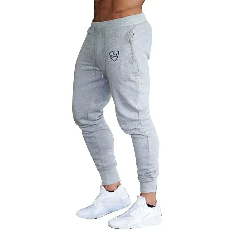 Men's 2024 Fashion Printed Jogging side pockets elastic comfort casual solid color everyday slim pants S-3XL_voghion.com