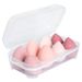 Waterdrop Shaped Beauty Blender Sponge Air Cushion Makeup Egg Powder-Free Soft Natural Sponge Storage Holder Dry Wet Use_voghion.com